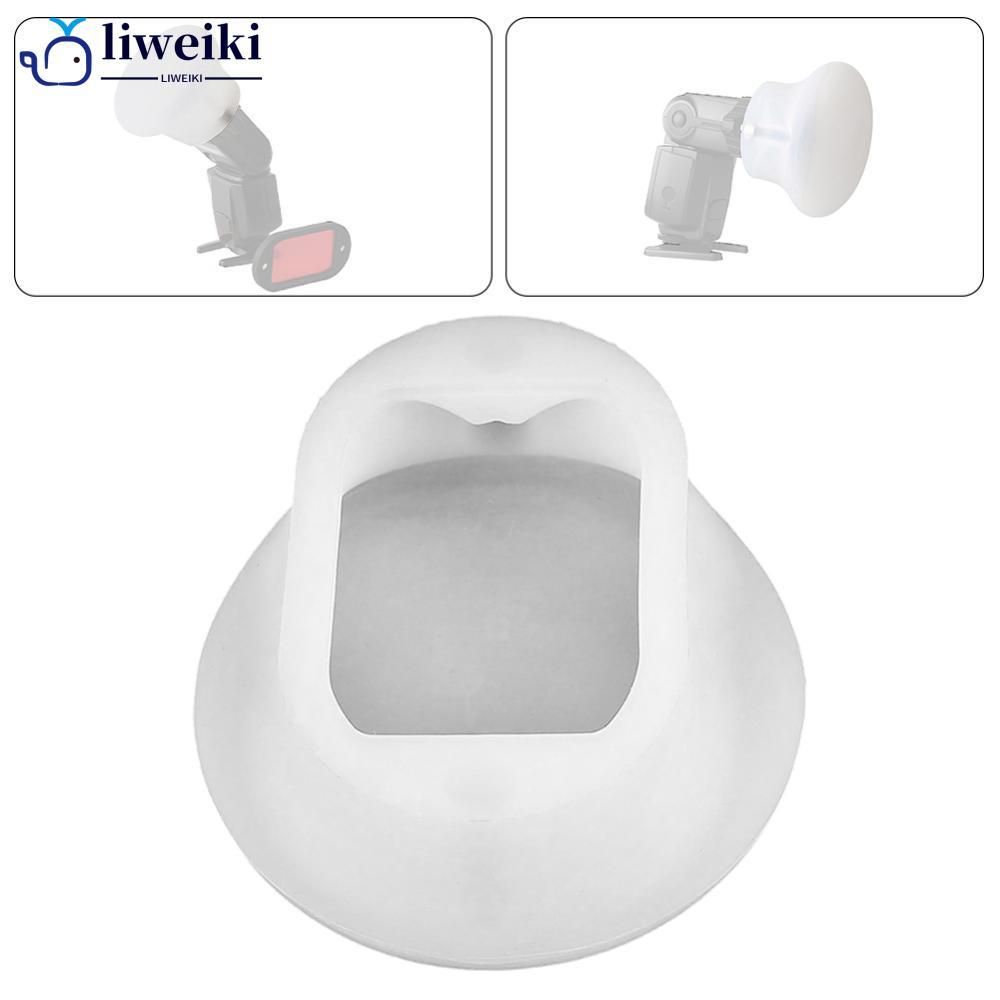 LIWEKI Universal Soft ซิลิโคนแสงแฟลชฝาครอบ Diffuser โดม Bounce Fit สําหรับ Godox V860 V850 TT685 TT6