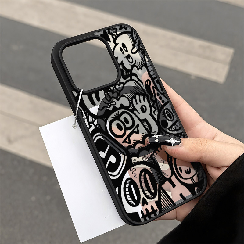 แม่เหล็ก เคสใสกันกระแทกลายน่ารัก IPhone17 Air 11 12 13 14 15 16 17 PROMAX 17 16 15Pro 16 15 14PLUS 8 7Plus XR X XS XSMAX