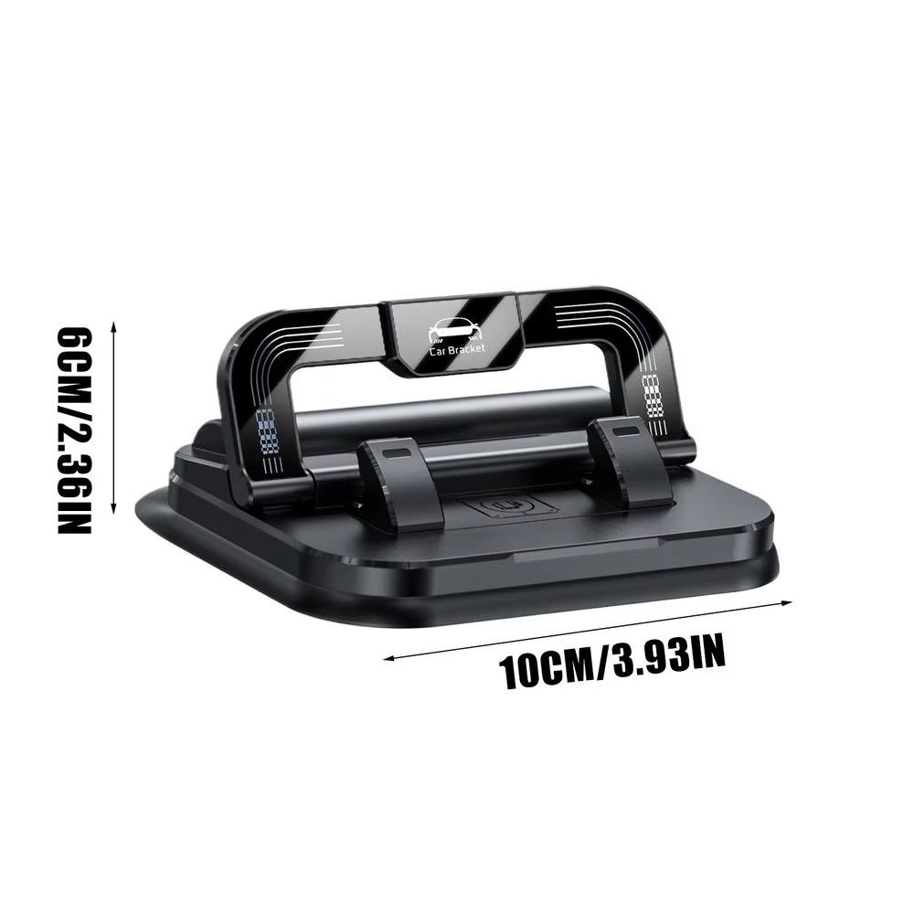 แท่นยึดโทรศัพท์มือถือ ฟอง กันลื่นพร้อมแผ่นตัวเลขที่ยึดโทรศัพท์ในรถยนต์,ที่วางโทรศัพท์แบบแท่งออกแบบ 2-ใน-1 แบบปรับได้แบบพกพาสําหรับนั่งแชร์ - รูปที่ 7