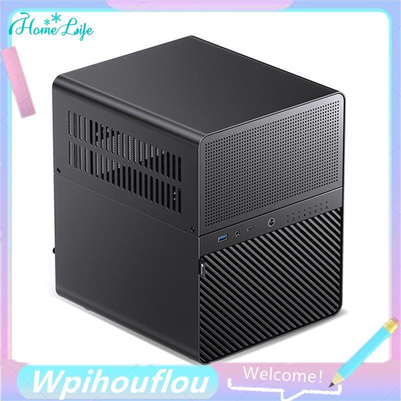 N3 NAS Mini ITX เคสอลูมิเนียมแชสซี 8 ช่องฮาร์ดดิสก์, คูลเลอร์ CPU 130 มม., ช่องเสียบการ์ดกราฟิก 250 
