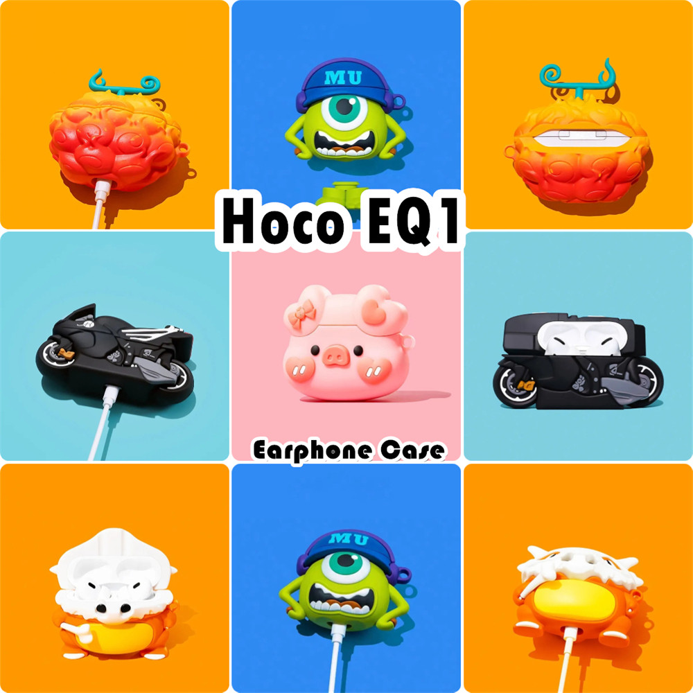 คุณภาพสูงFor Hoco EQ1 Case Casing Soft Silicone Headphone Case Cool Cartoon Style NO.1