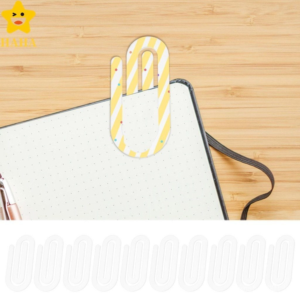 10 ชิ้นเปล่าระเหิดคลิปหนีบกระดาษ 4 นิ้วอะคริลิคขนาดใหญ่สําหรับ DIY Handmade Shop bc2530