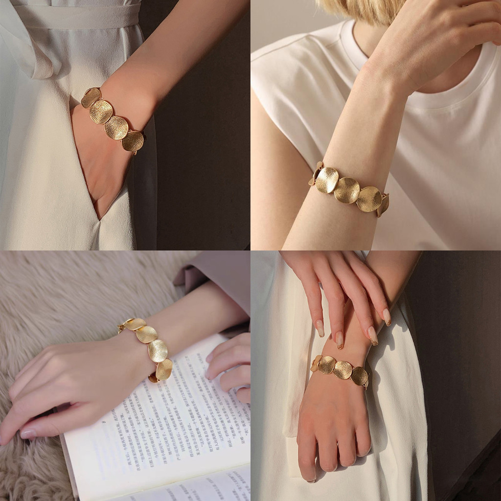 สร้อยข้อมือโลหะดีไซน์ใหม่ แฟชั่นและเป็นของสะสม สไตล์เฉพาะตัว