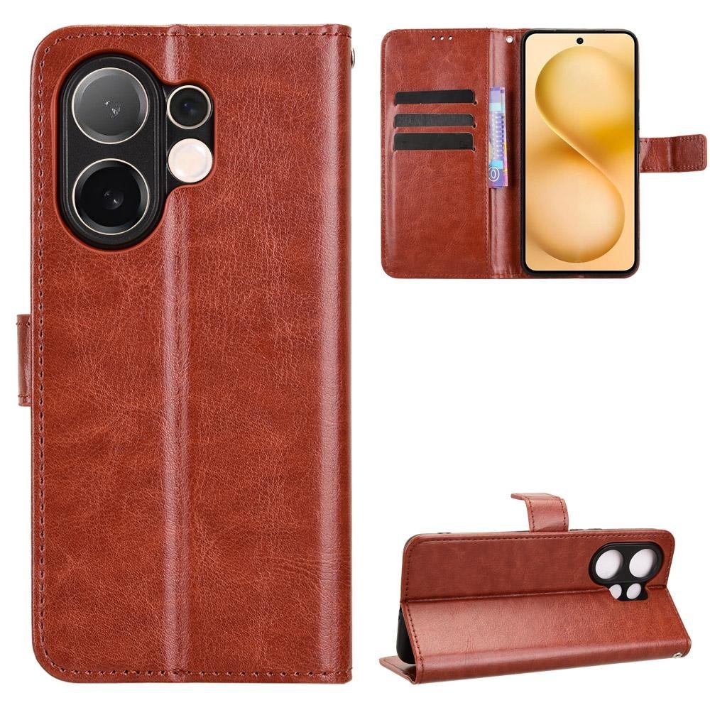 Flip Case สําหรับ VIVO V60 V 60 V2511 กรณีกระเป๋าสตางค์ PU หนังปกหลังช่องใส่การ์ดขาตั้งป้องกันเคสโทร