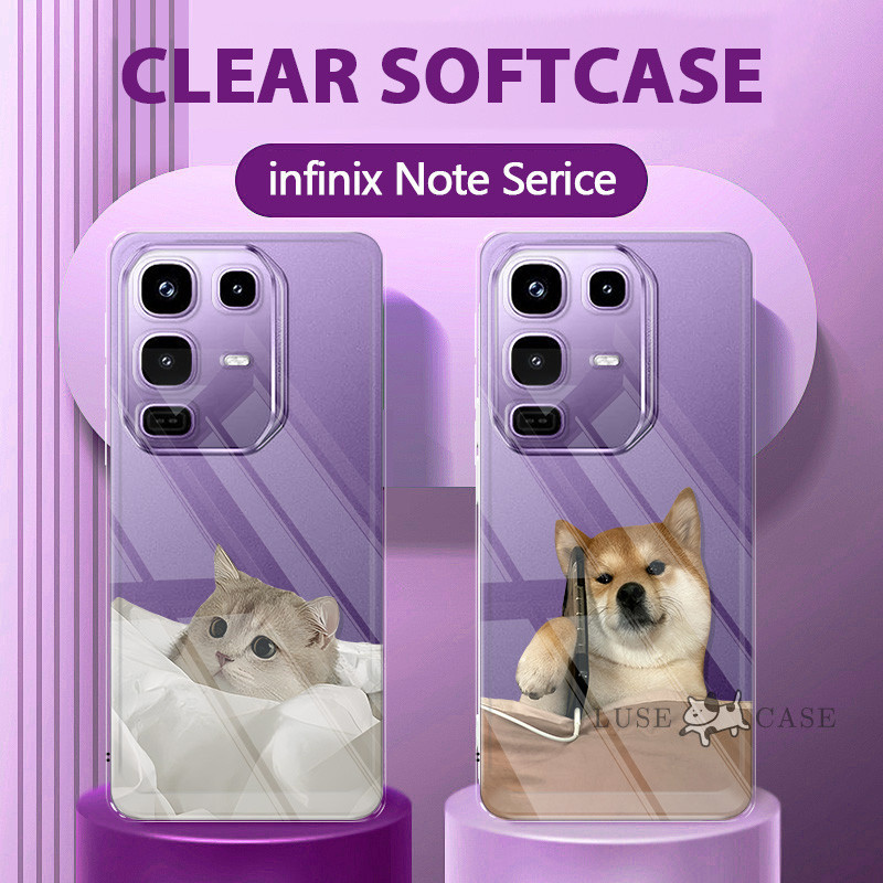 HP Premium Catdanjing Girls ล่าสุด Infinix Note 50 Pro 5G 30 40 Pro Plus 5G 40 4G Tk เคสโทรศัพท์น่าร