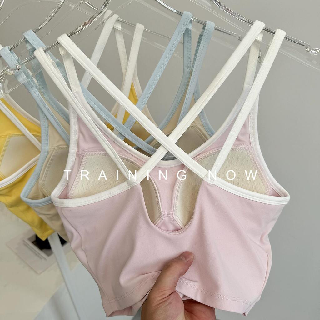 MAGIEYOGA สปอร์ตบรากันกระเด้งสำหรับโยคะและฟิตเนส ออกแบบมาเพื่อความสะดวกสบายและการยึดเกาะที่ดี