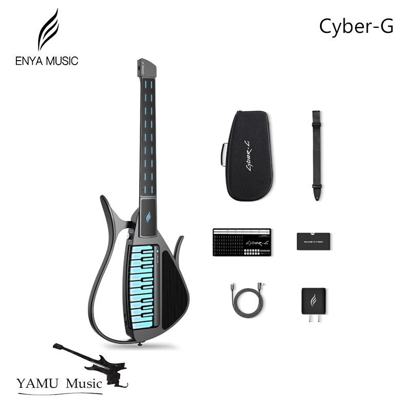 ENYA Cyber G Stringless Smart Backing GuitarChord GeneratorBuiltin Drum Machine & Bassline 20 instru