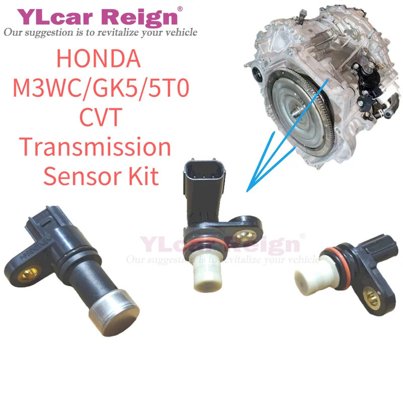 3 ชิ้น 5T0 M3WC GK5 CVT เกียร์อัตโนมัติเกียร์เซ็นเซอร์ความเร็ว 28810-R9L-003 28810-RJ2-003 สําหรับ H