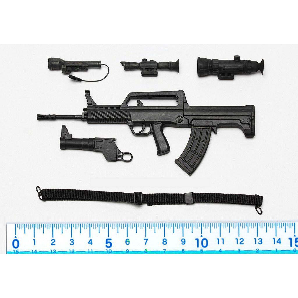 ขายร้อน 1/6 ทหาร Tianyimei QBZ-95-1 วัสดุพลาสติกทั้งหมดขนาดปาล์มรุ่น DC7Z