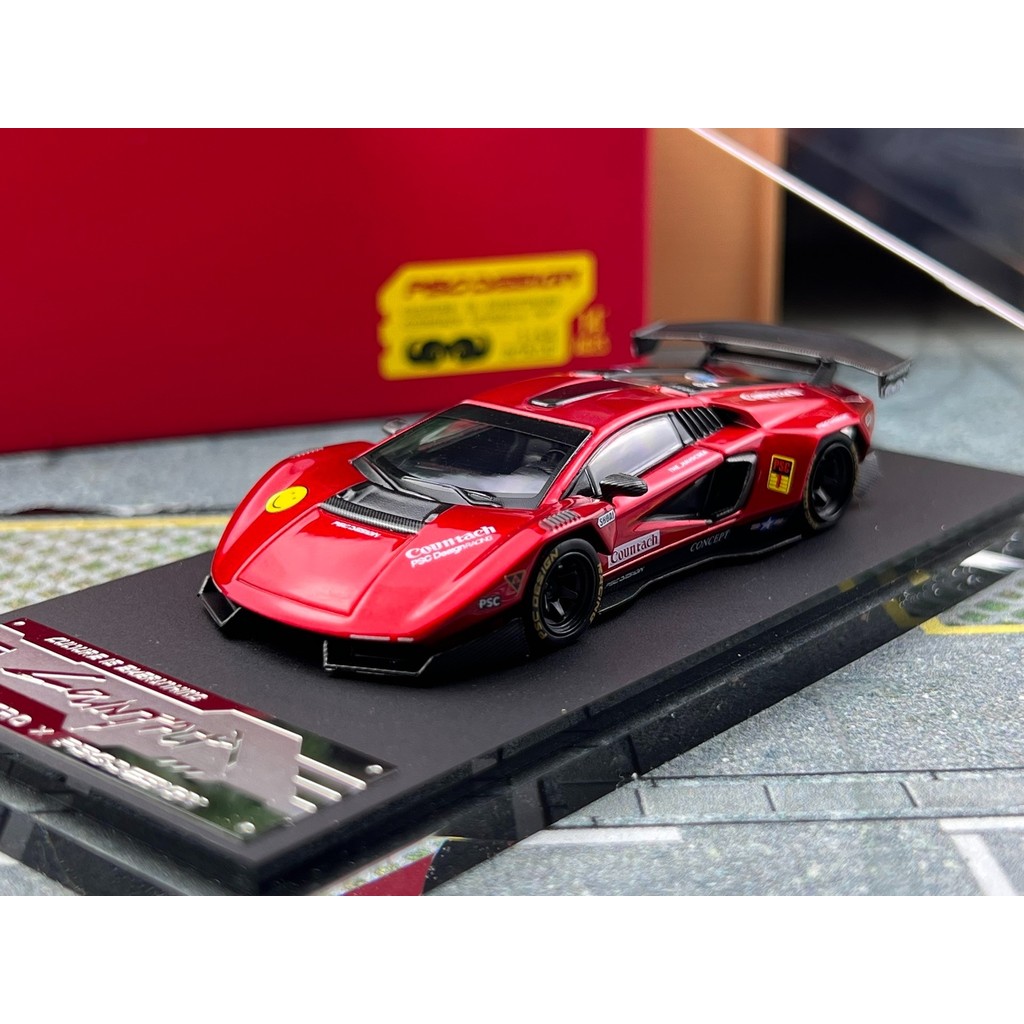 คลังสินค้าพร้อม PSC 1: 64 Lamborghini LP800-4 Countach Countach Alloy Car Model TM
