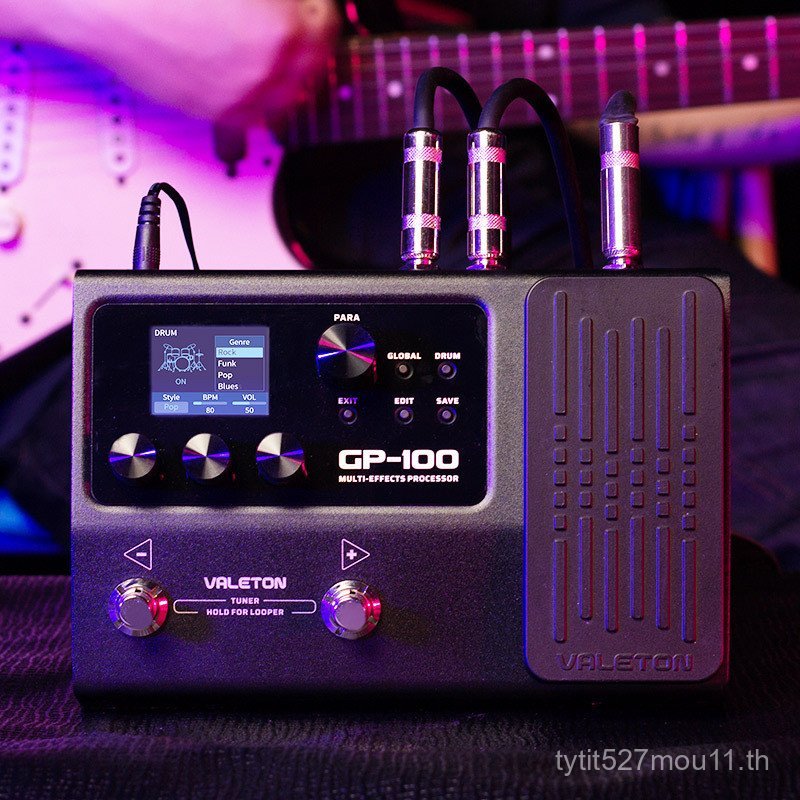 VALETON GP100 GP200 กีตาร์ไฟฟ้า Integrated Effect อุปกรณ์อะคูสติกอะคูสติกกีตาร์เบสกลองเครื่อง Rhythm