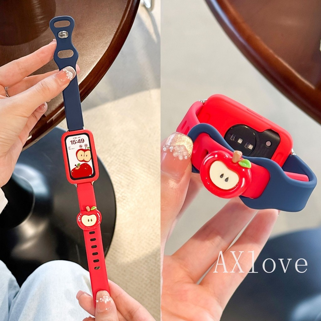 สายรัดซิลิโคนสําหรับ Huawei Band 11pro 10 9 8 อุปกรณ์เสริมสายรัดสร้อยข้อมือสําหรับนาฬิกา Huawei Fit 3 4/4pro 2 สายนาฬิกา