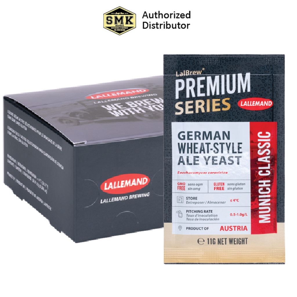 Munich Classic™ Lallemand : LalBrew® Dry Yeast ยีสต์หมักเบียร์ 11g. ยกกล่องถูกกว่า [ 50 ซอง ]