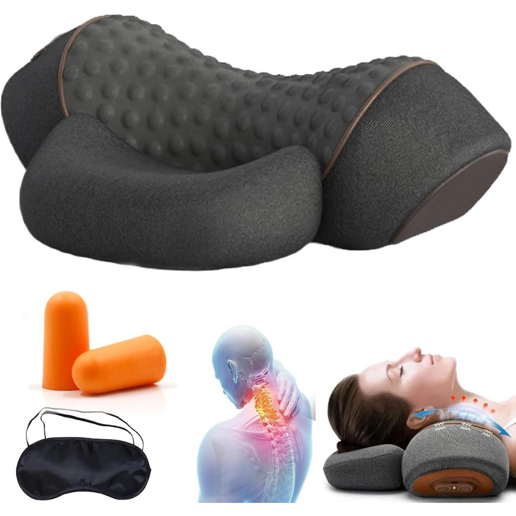 Wushang PrimePhysio เครื่องนวดกระดูกสันหลังส่วนคอ 3 ใน 1 พร้อมฟังก์ชันนวดและความร้อน บรรเทาอาการปวดไ