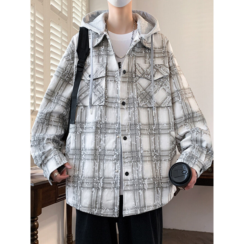 เสื้อแจ็คเก็ตมีฮู้ดแบบถอดได้สําหรับเด็กผู้ชายฤดูใบไม้ผลิมาใหม่สไตล์วัยรุ่นอินเทรนด์ทุกการแข่งขันเสื้