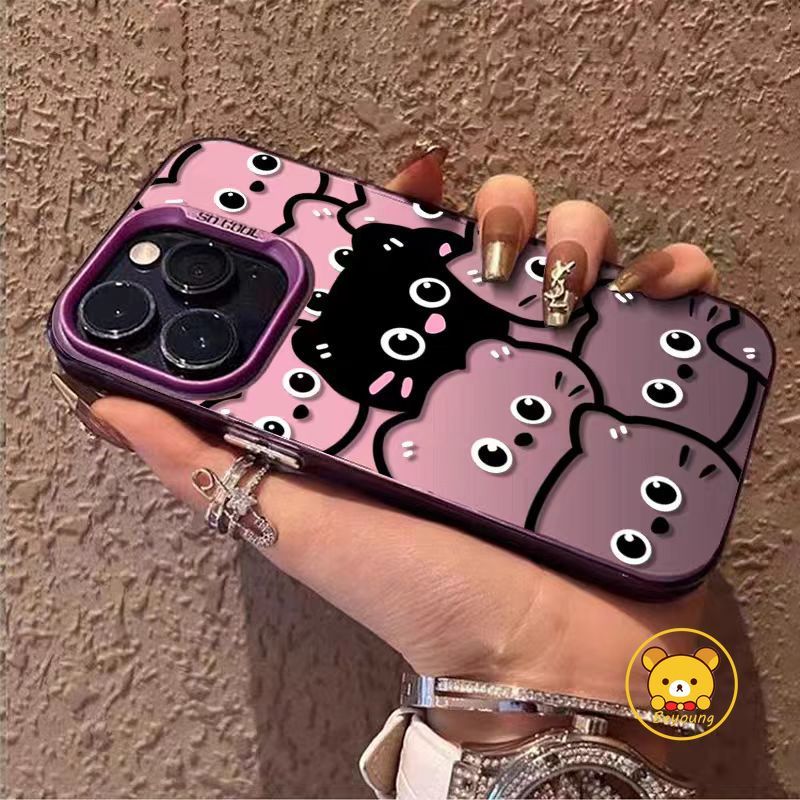 การ์ตูนแมวเคสโทรศัพท์สําหรับRealme 14T 14 13 Pro 12 11 Pro Plus 14X 12X 11X 10 9 Pro 9i 5G 4Gตลกน่ารักปลอกคู่Matteกันกระแทกปกหลัง