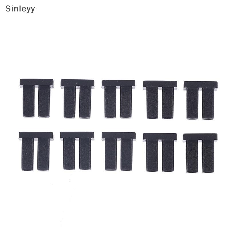 NLE 10 ชิ้น/ล็อต LC โมดูลออปติคอลปลั๊กฝุ่นโมดูลไฟเบอร์ฝาครอบป้องกัน N