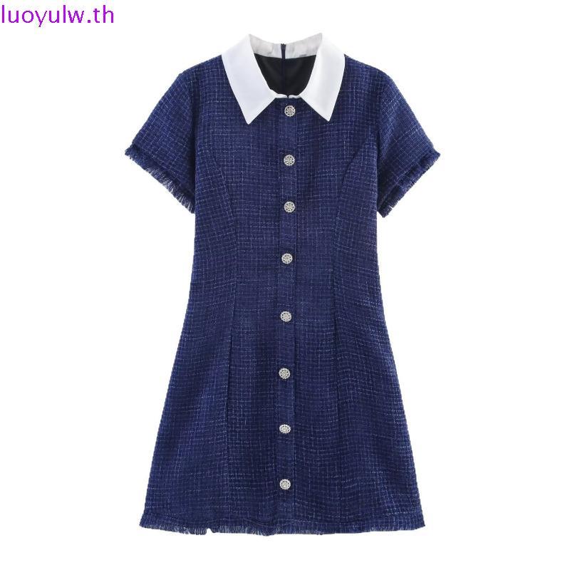 ซื้อ2ลดเพิ่ม100.-🔥 Pinky.Dressy PNK017 Alice Dress✨ เดรสคอปก แขนสั้น แขนตุ๊กตา เรียบหรู เดรสทำงาน