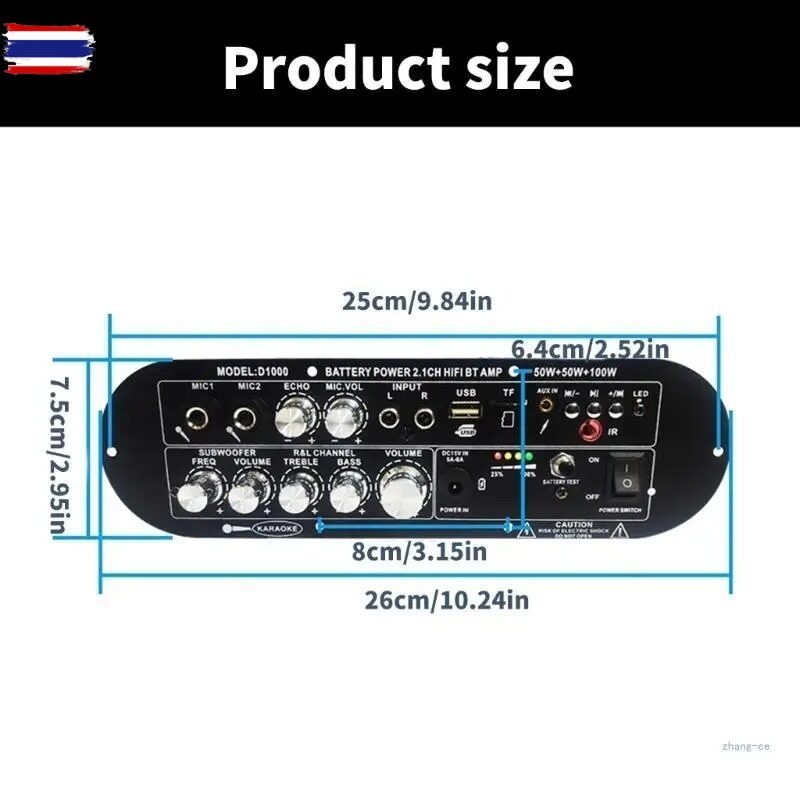 มีสต็อกจากไทยเครื่องขยายเสียงลูทูธ D1200แอมป์จิ๋ว D1000Aครื่องขยายเสียงลูทูธ D1000 แอมขยายเสียง เครื