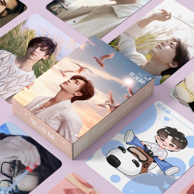 Zhang Linghe สินค้าสไตล์ส่วนบุคคล 10 ซม.กล่องเลเซอร์ Photocard ภาพถ่ายโพลารอยด์การ์ด LOMO ของขวัญภาพ