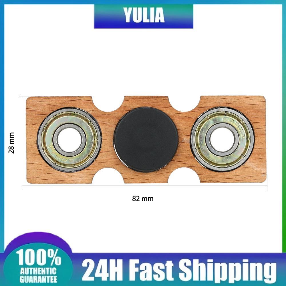 Yulia-TH Fidget Hand Finger Spinner Spin Widget Focus EDC Pocket Desktoy สี่เหลี่ยมผืนผ้าของขวัญไม้ส