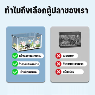 COD ตู้ปลาพลาสติก ตู้ปล่อยปลาขนาดใหญ่ ตู้ปลามีด้วย ตู้ปลาพลาสติกใส แข็งแรง ทำความสะอาดง่าย มีความโปร่งใสเหมือน4K