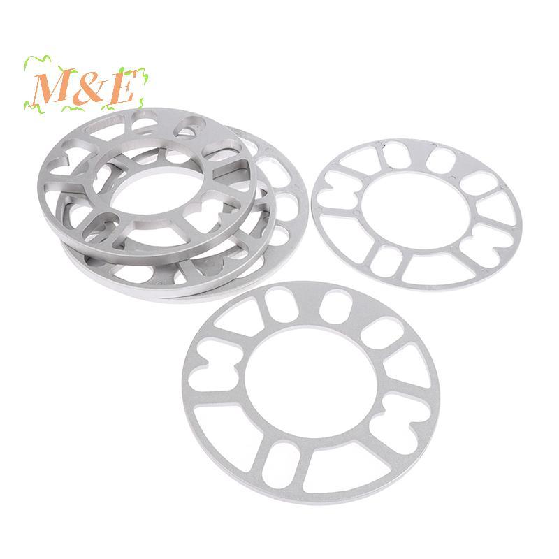 [M&E] 3/5/6/8/10 มม.อลูมิเนียมรถล้อ Spacer Adaptor Shims แผ่นรถอุปกรณ์เสริม [ใหม่]