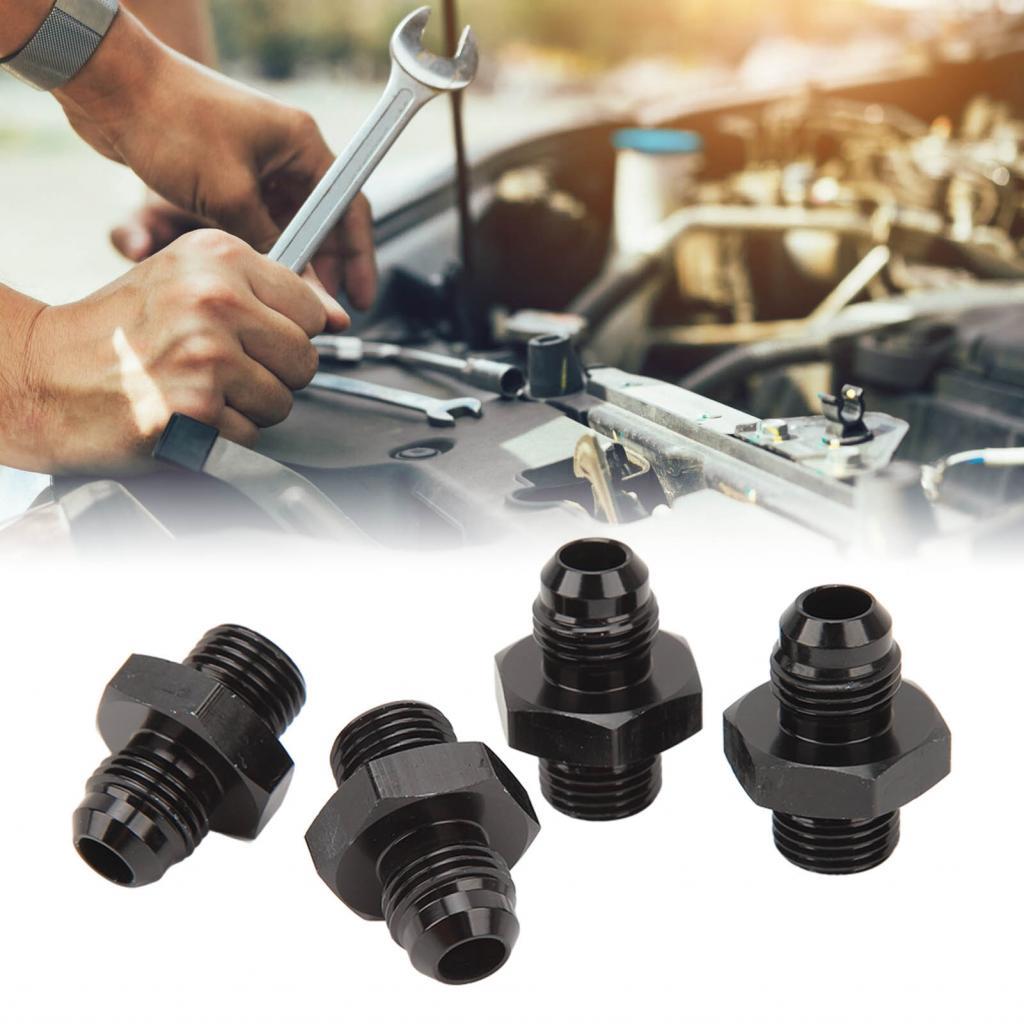 GLOGLOW ORB อะแดปเตอร์รางเชื้อเพลิงอลูมิเนียมความแข็งแรงสูงด้ายชายสําหรับตัวควบคุมความดัน (6AN-6AN)