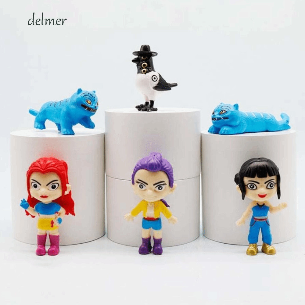 DELMER 5\6\8\12\18 ชิ้น Demon Hunters ของเล่น, Zoey HUNTR/X ของเล่นตกแต่ง, Kawaii Mystery Rumi Mira 