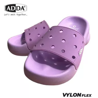 ADDA 35E01-W1 รองเท้าแตะแบบสวมผู้หญิง สีพาสเทล สวยนุ่มสบายเท้า (ไซส์ 4-7)