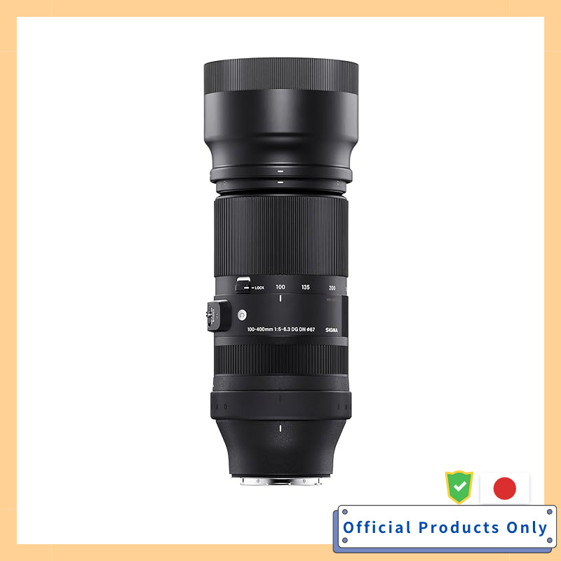 Sigma 100-400mm F5-6.3 DG DN Zoom Telephoto Lens for Sony E Mount Full-Frame Mirrorless Contemporary