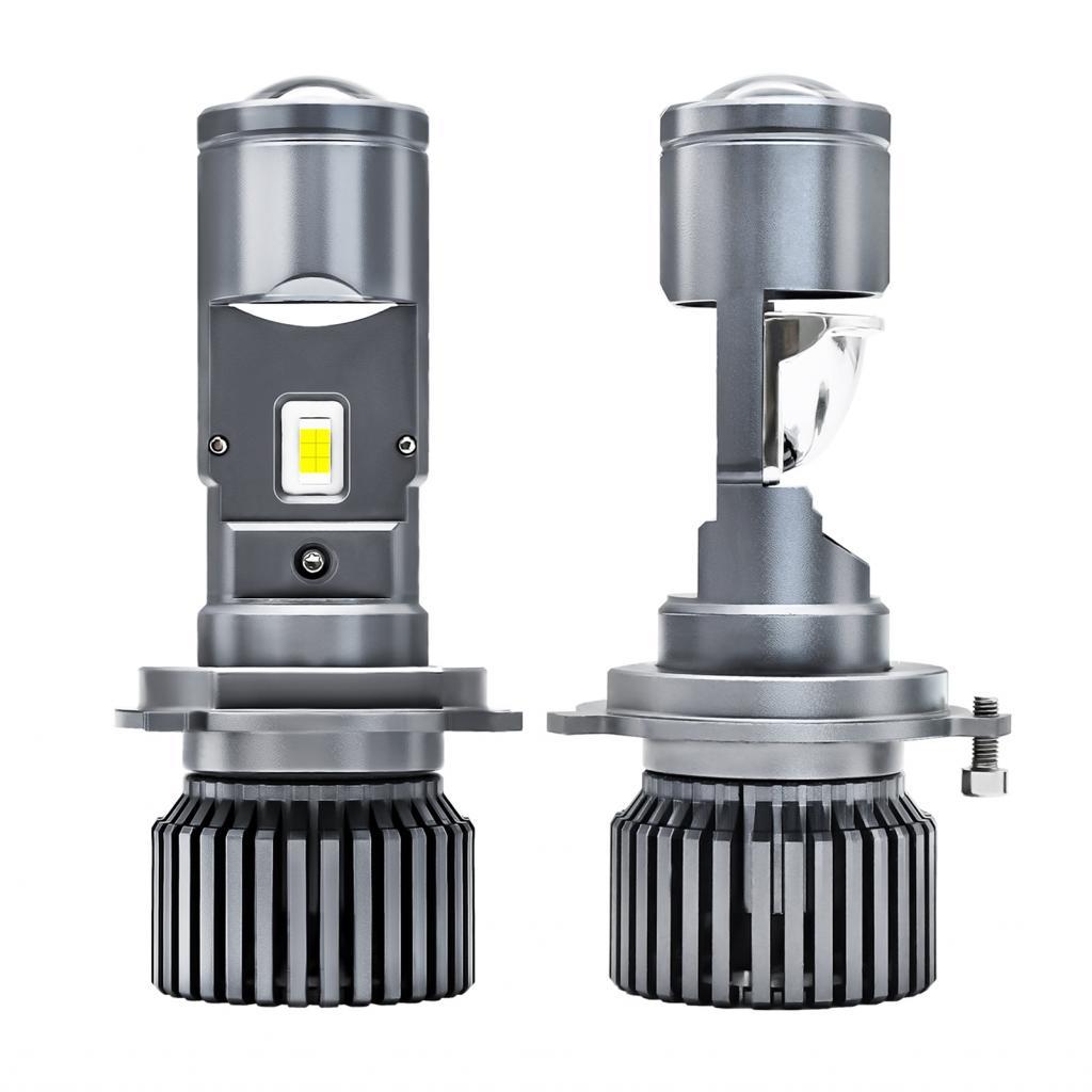 Joyfeel-TH H4 หลอดไฟ LED 25000LM 90W Dual-เลนส์ Super Bright ชุดเปลี่ยนไฟหน้า 6000K แสงสีขาว IP68 กั