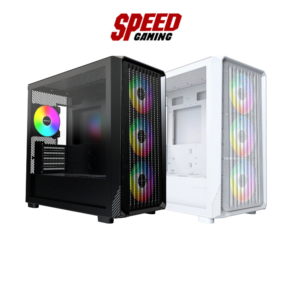 MONTECH X5M | Micro-ATX / Mini-ITX (Black / White) | Case (เคสคอมพิวเตอร์) | By Speed Gaming