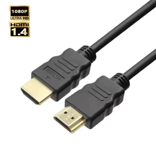 สาย HDMI 1080P ยาว 1.5 ม. สาย HDMI ชุบทองสำหรับเชื่อมต่อโทรศัพท์ ทีวี และกล้อง