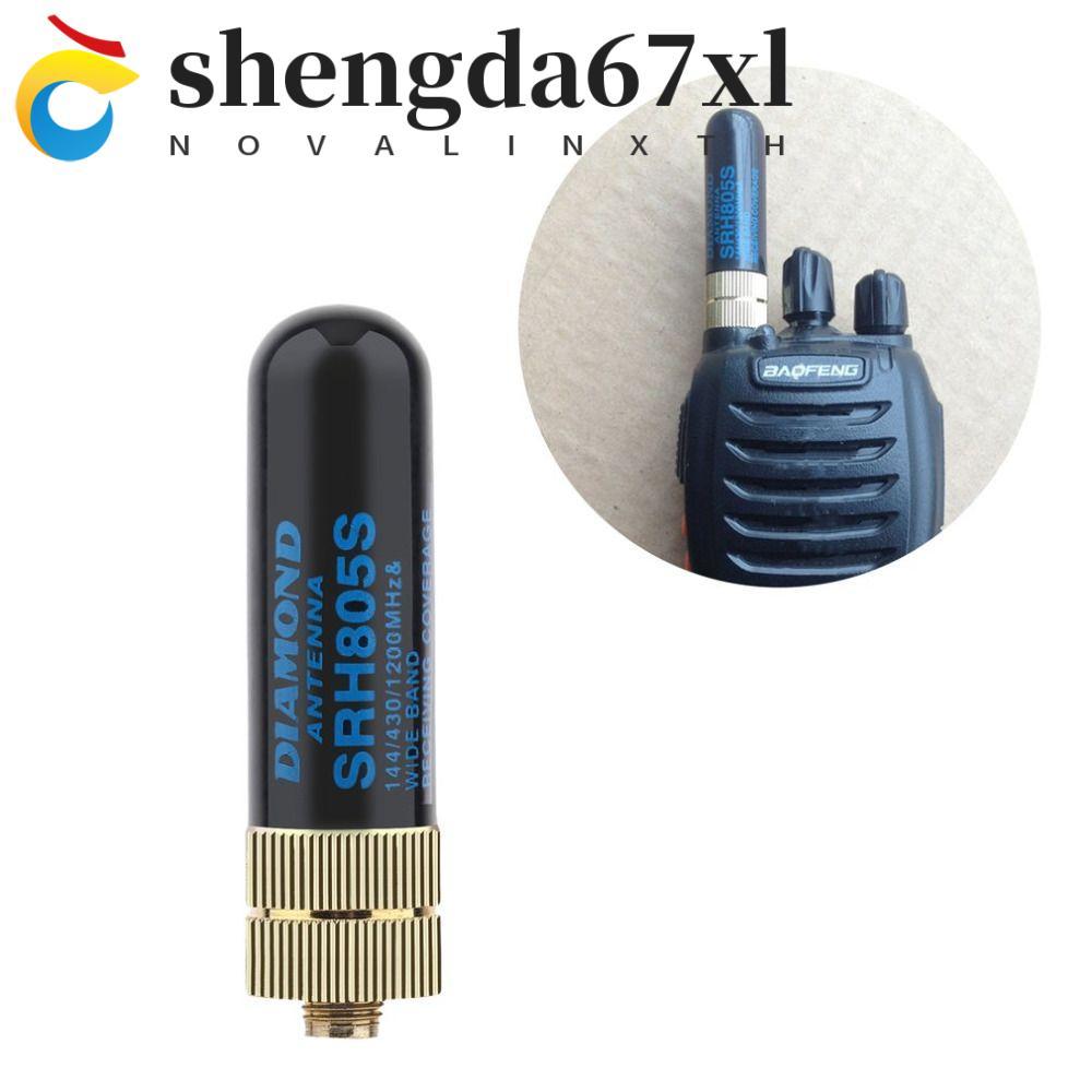 SHENGDA เสาอากาศ Talkie TG-UV2 SMA-F UV-5R Baofeng BF-888S วิทยุ Dual Band