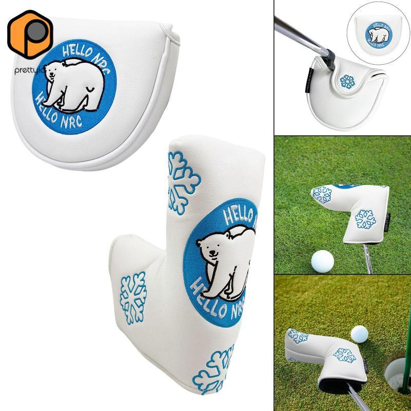 Prettyia Golf Putter Cover Golf Mallet Putter Headcover Wrap Sleeve Golf Putter