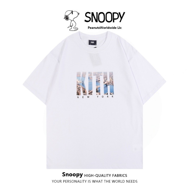 Kith New Loose New York Limited cotton Loose round Neck SHORT-sleeved T-Shirt