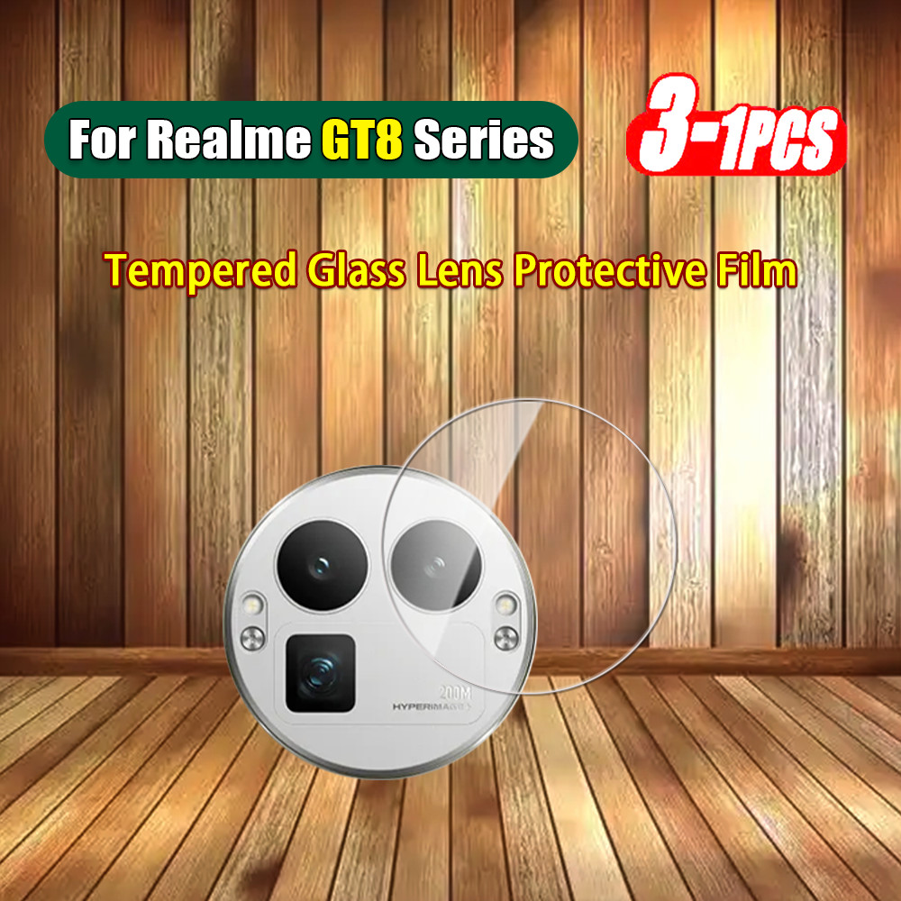 1-3 ชิ้นกล้องฟิล์มกระจกนิรภัยสําหรับ Realme GT 8 Pro RealmeGT8 GT8Pro 5G 3D แบบบูรณาการโปร่งใสเลนส์ Protector Full Coverage ป้องกันกระจกเลนส์ฟิล์ม