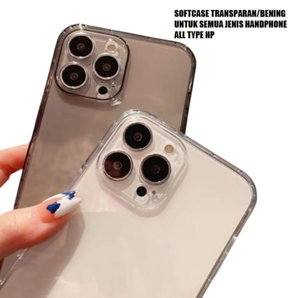SoftCase Casing Clear iPhone 7/6/7 Plus/6 Plus/8 Plus/iPhone 11/11 Pro/11 Pro MX/12/12 Pro/12 Mini/1
