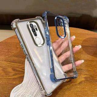 01เคสใส กันรอยเลนส์กล้อง ขอบสี กันกระแทก สำหรับ Oppo A6T A6X A6pro A5 A5x A5pro Reno15Pro 15Promax 15F 14 Pro A18 A60