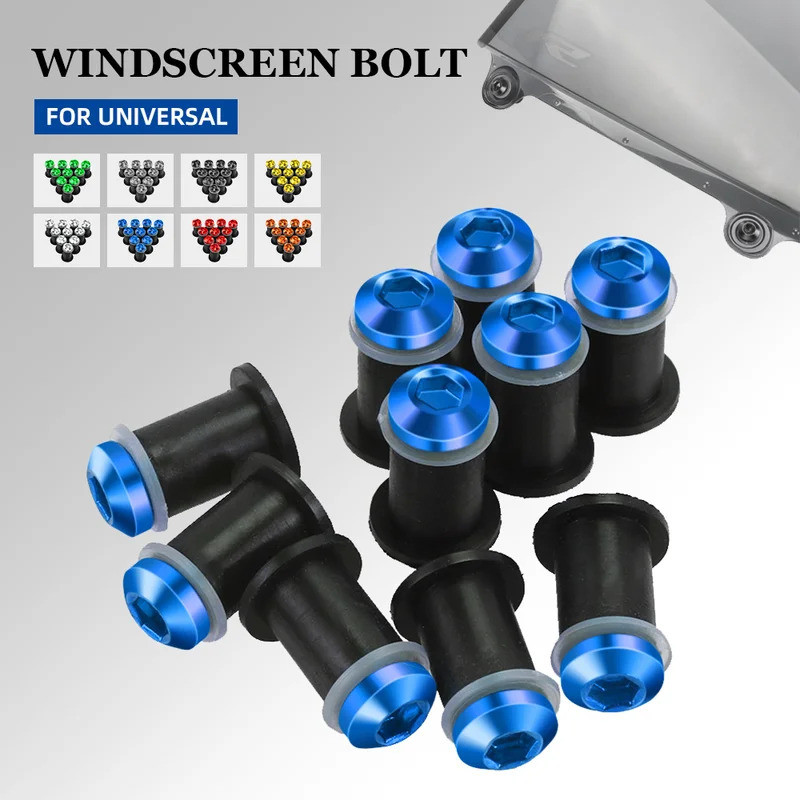 สําหรับ Suzuki GSX R GSX R600 750 1000 K1 K2 K3 K4 K5 K6 K7 K8 K9 K11 5 มม.10PCS รถจักรยานยนต์กระจกก