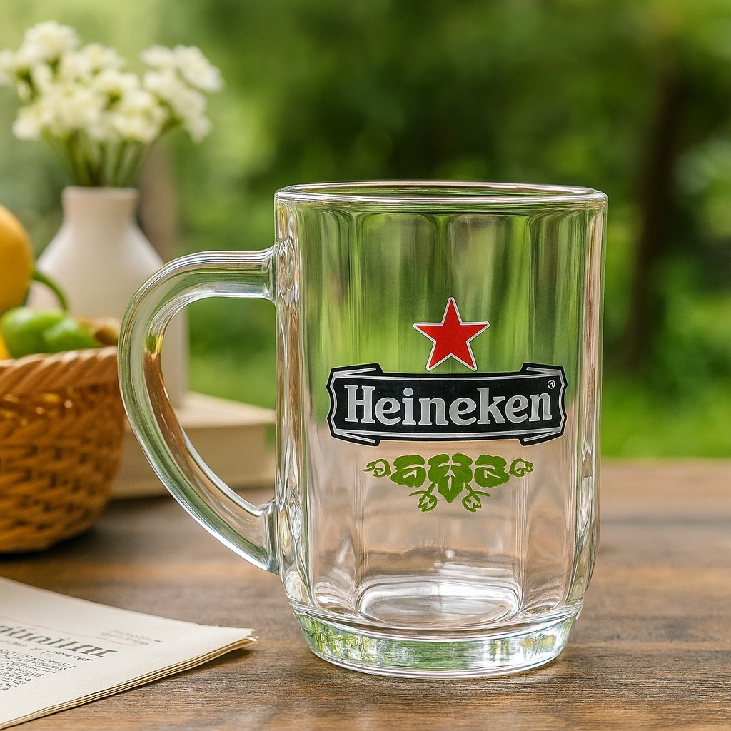 แก้วเบียร์ แก้วกินเบียร์ 300ml แพ็ค 6ใบ แก้วเบียร์ใหญ่ แก้วเบียร์สิงห์ ช้าง ลีโอ ไฮเนเก้น รุ่น UG-30