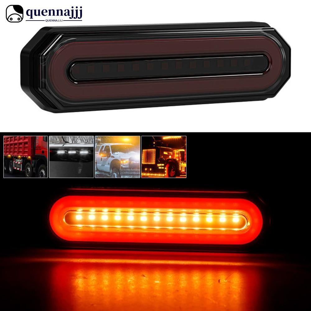 QHENNA 45LED 2 ใน 1 รถบรรทุก LED ไฟท้ายเบรคหยุดไฟท้ายด้านหลังไฟลําดับไฟเลี้ยว DRL สําหรับรถยนต์ Moto