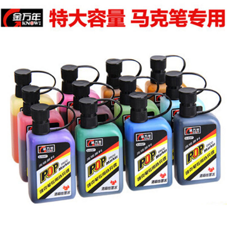 Jin Wannian POP Water Marker Refill Marker Refill การออกแบบโฆษณาปากกาหมึกสี