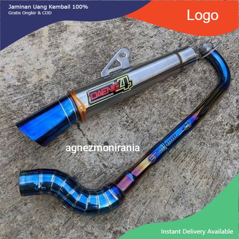 ท่อไอเสีย Daeng sai4 เปิดสเปคสําหรับ Xrm 125 wave 125 Ex5/krisss110/dash110/125/srl110/smash115/ride