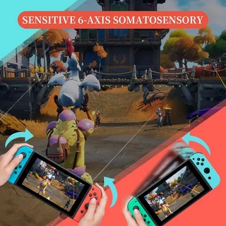 จอยเกมไร้สายสําหรับเครื่องเล่น Nintendo Switch/NS Lite/NS OLED รุ่น Joycon ควบคุมเกมแพด จอยสติ๊ก เทอร์โบ สั่น ปลุก