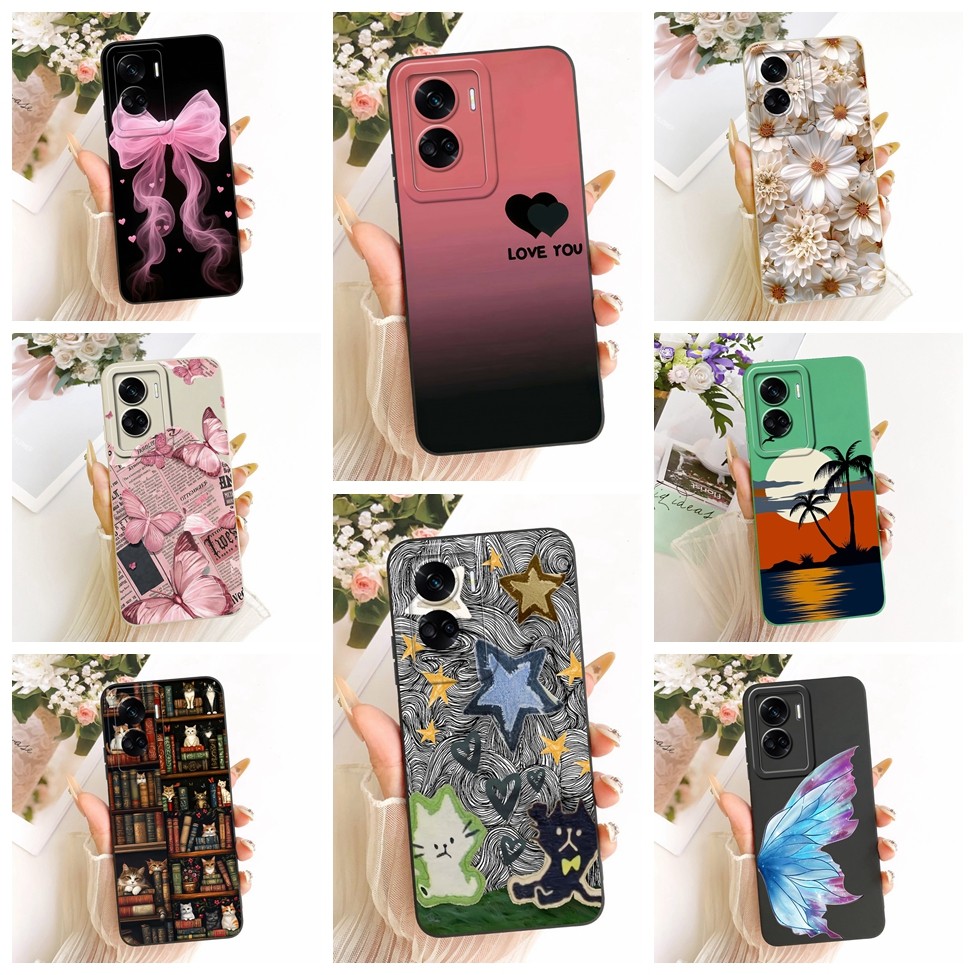 Honor 90Lite CRT-NX1 Casing Honor 90 Lite Cover Fashion Cartoon Cute Funny Painted Silicone Phone Ca