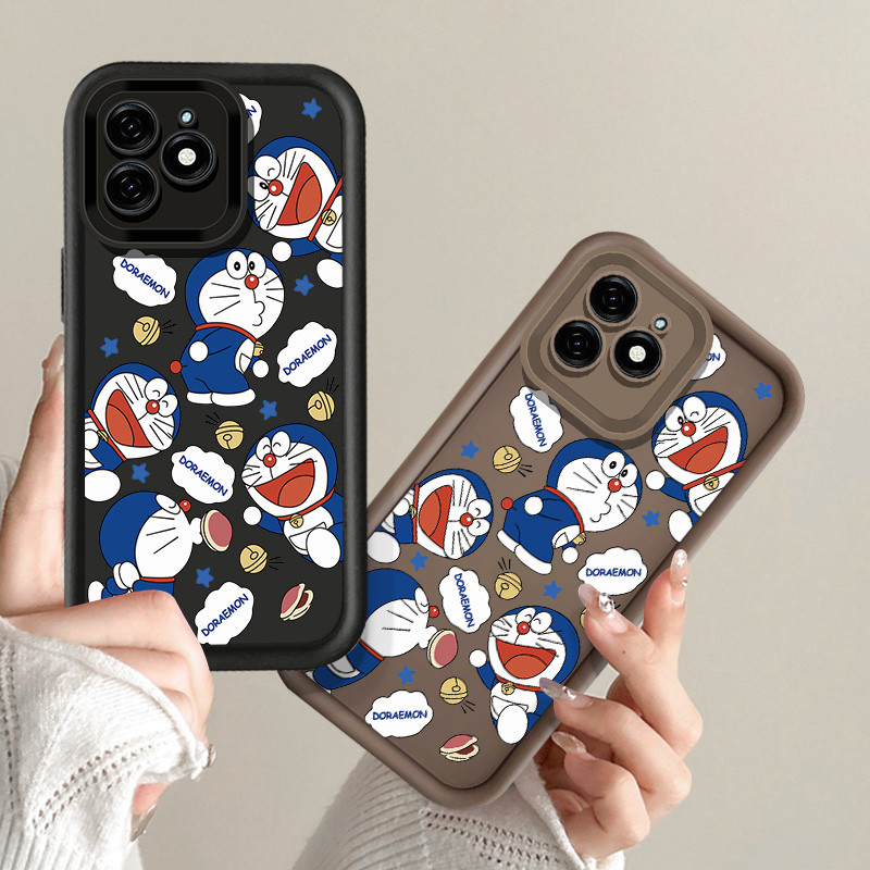 น่ารักการ์ตูน Doraemon pout สําหรับ infinix Hot 8 9 PRO X6511 X6823C X650C สมาร์ท 6 PLUS Hot 12 20 30 Play NOTE 12 30 PRO X655 X6816 X6826 X6825 X678B กันกระแทกปกอ่อน ราคา ถูกที่สุด ดีลบีเคเค แกลเลอรีภาพที่ 7