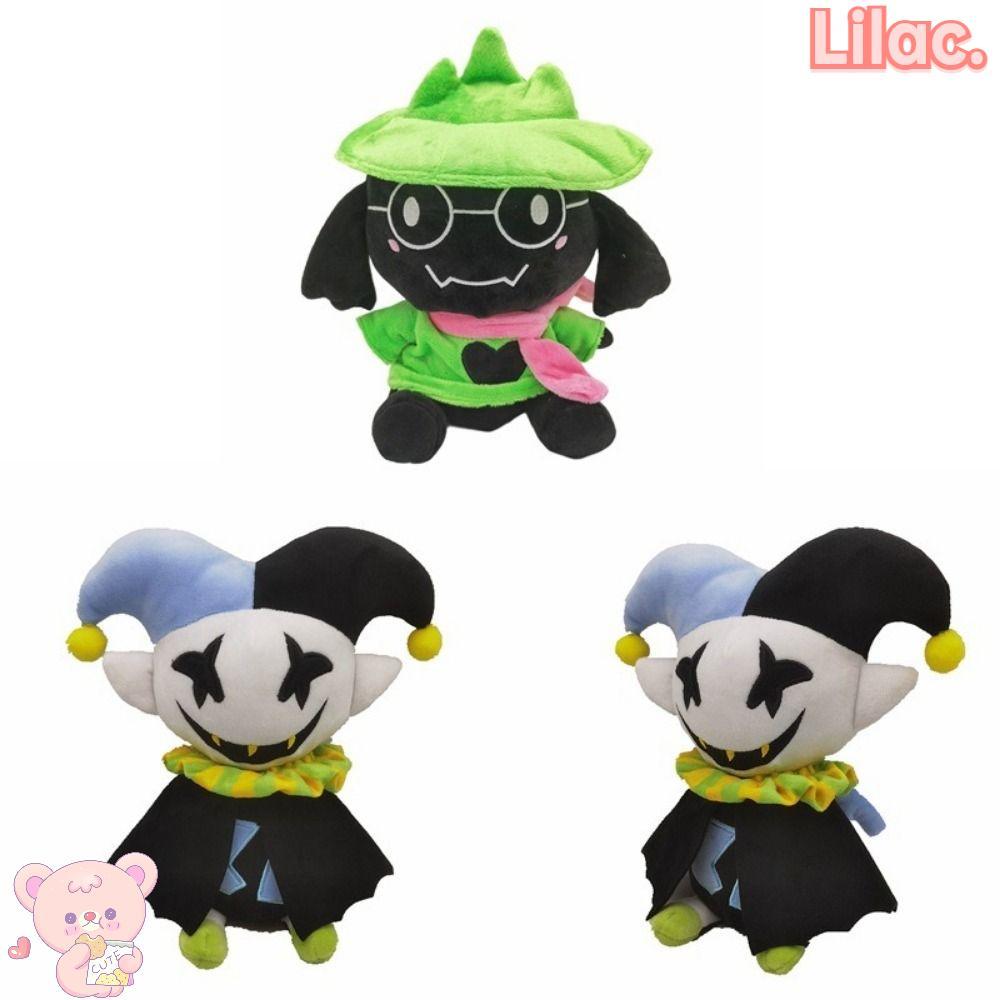 LIILACC Jevil Deltarune ตุ๊กตาตุ๊กตา, Plush/PP ผ้าฝ้ายนุ่มอะนิเมะตุ๊กตาของเล่น,น่ารักการ์ตูนนุ่ม Plu