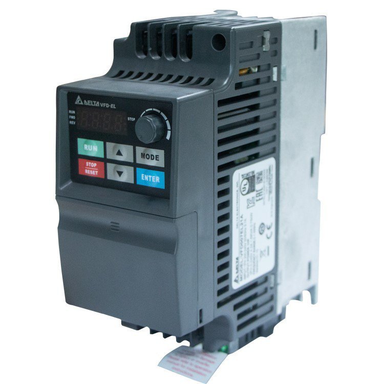Delta Small VFD-EL Series อินเวอร์เตอร์ VFD002EL21A เฟสเดียว 220V 0.2KW